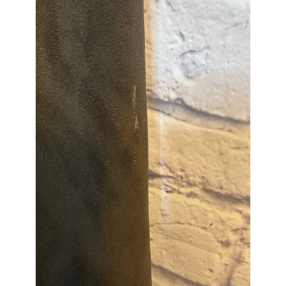 READ ST JOHNS BAY Mens Dark Gray Suede Like Bomber Jacket Full Zip Size XL - Picture 3 of 8